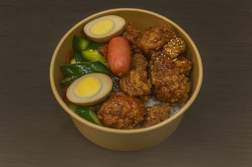 Crazy Deep Fried Chicken Rice / 風味炸雞飯